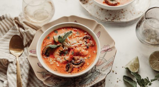 soupe thai crevettes