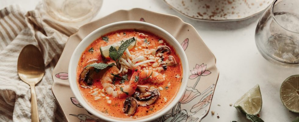 soupe thai crevettes